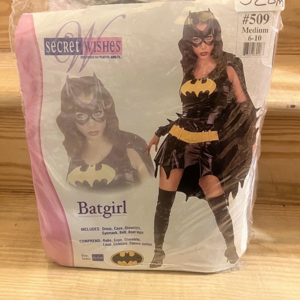 Batgirl Costume - Black and Yellow